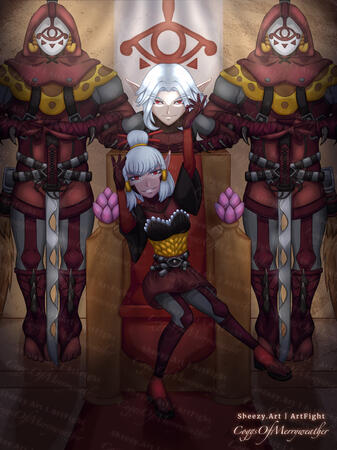 &quot;Future Yiga Clan Leaders&quot;, illustrated in Procreate.